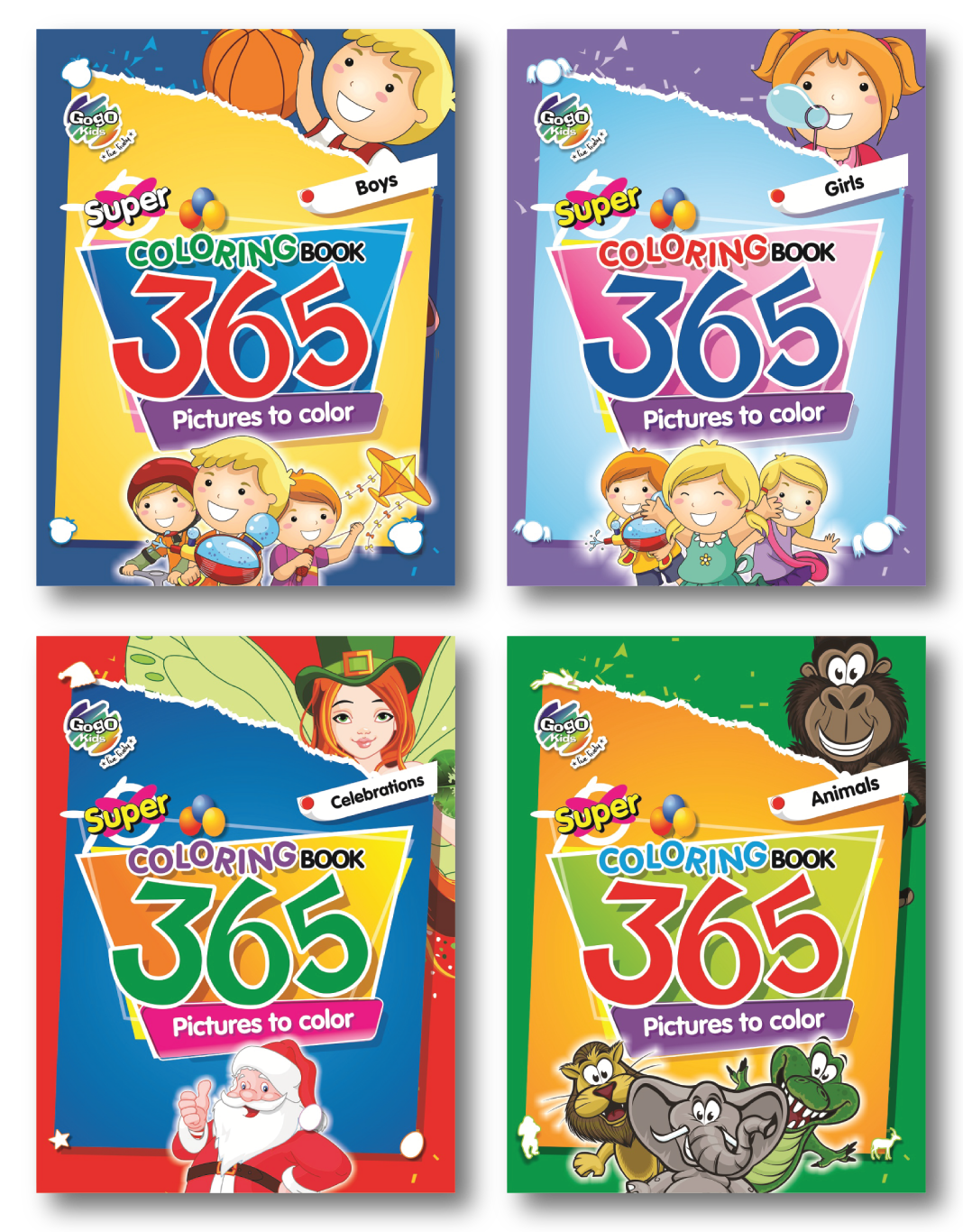 Gogo Kids Super Coloring Book 365 picture